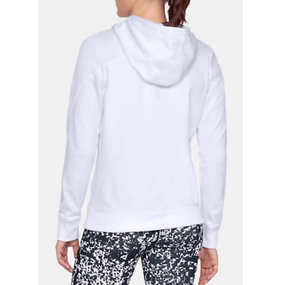 Under Armour Fleece Logo Cowl Neck Pullover Hoodie - Picture 2 of 8